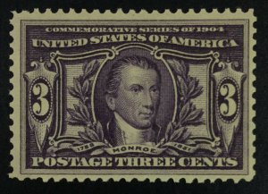 MOMEN: US STAMPS #325 MINT OG NH LOT #51563