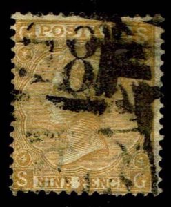 1865 Great Britain #46 QV Watermark 24  - Used - F/VF - CV$575.00 (ESP#3902)