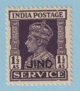 INDIA - JIND STATE O67 OFFICIAL MINT NEVER HINGED OG ** NO FAULTS EXTRA FINE grp