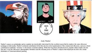 #3652 Andy Warhol S & T FDC