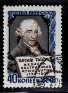 Russia Scott 2195 Used CTO Joseph Hayden composer stamp 1959