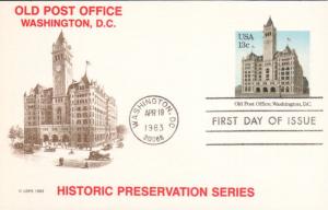 #UX99 Old Washington Post Office Kenick FDC