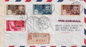 1942,  Fort Lamy, French Equatorial Africa to New York, NY, See Remark (C4371)