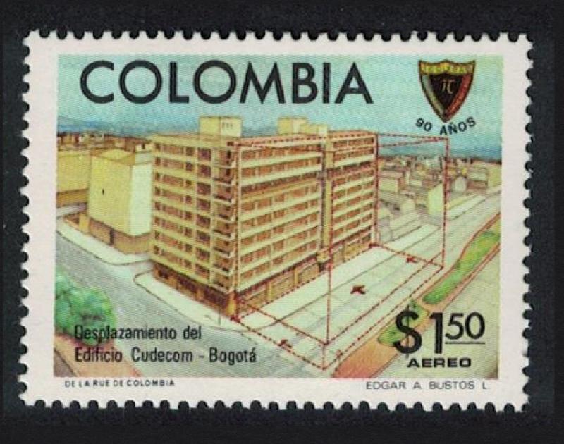 Colombia 90th Anniversary of Society of Colombian Engineers 1v SG#1437