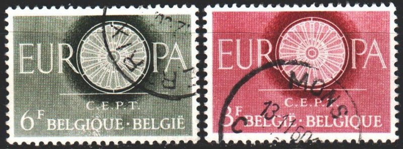Belgium. 1960. 1209-10. Europa-sept. USED.