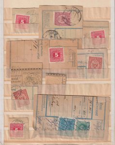 AUSTRIA COLLECTION LOT SPECIALIST CANCELS ON PIECE RAILROAD PARCEL A