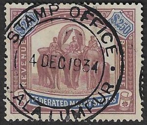REVENUES & CINDERELLA Federated Malay States: Revenue; 1926-28 Wmk - 38714