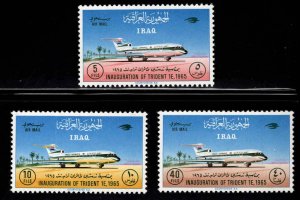 IRAQ Scott C12-C14 MH*  Iraqi Airways set 1965 CV $7.80