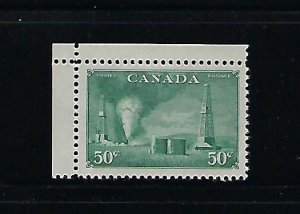 CANADA SCOTT #294 1950 OIL WELLS- 50 CENTS-  MINT NEVER  HINGED