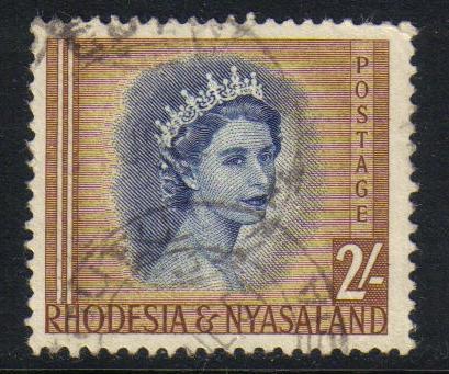 Rhodesia & Nyasaland #151 used, Queen Elizabeth II