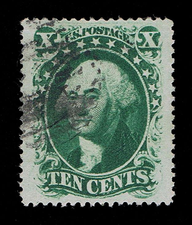 GENUINE SCOTT #35 XF 1859 TYPE-V PSAG GRADED 95 CERT SMQ $575 - ESTATE SALE