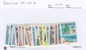 Dominica 211-27 mint