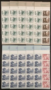 Sweden 1980 #1342a,44a, Wholesale lot of 5, MNH,CV $100