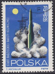 Poland 1292 Rocket Launch 30GR 1964