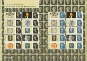 LS94 GB 2015 175th Anniversary Penny Black Smiler sheet UNMOUNTED MINT/MNH