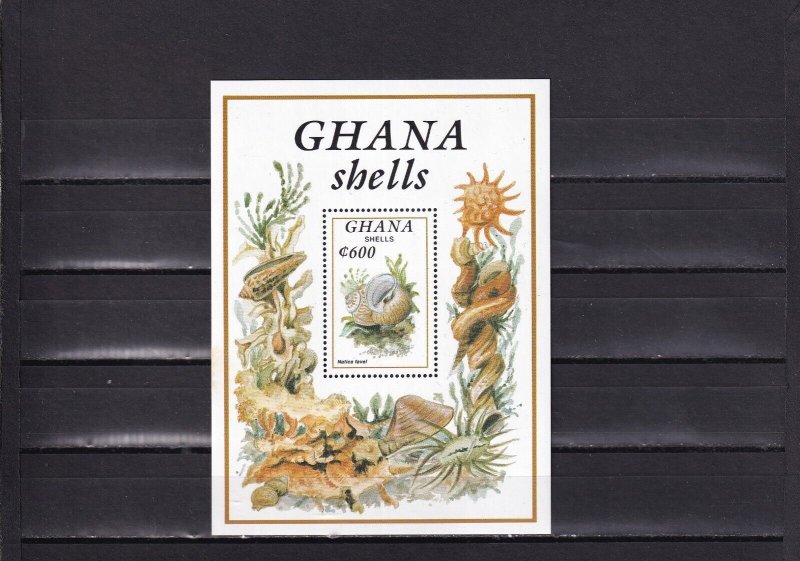SA04 Ghana 1992 Shells minisheet mint