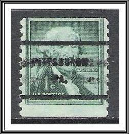 US Precancel #1054 Pittsburgh PA Coil Used