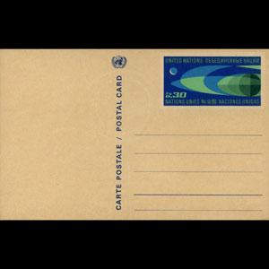 UN-GENEVA 1969 - Stamped Card-Moon