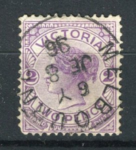 AUSTRALIA; VICTORIA 1890s-1900 early QV issue used 2d. value + POSTMARK