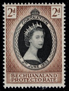 BECHUANALAND PROTECTORATE QEII SG142, 2d black & brown, NH MINT.