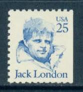 2197 25c Jack London Fine MNH Dry Gum Variety BPS