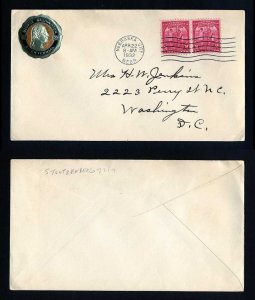 # 717 First Day Cover with unlisted cachet from Nebraska City, NB - 4-23-1932