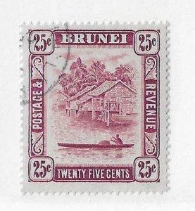 Brunei Sc #55 25c used VF