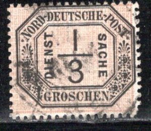 German States North German Confederation Scott # O2 used