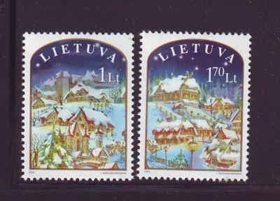 Lithuania Sc754-5 2003 Christmas stamps NH