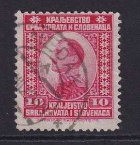 Yugoslavia   #3  used 1921  King Alexander  10p