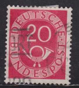 Germany 677 Post Horn 20pf 1951