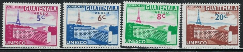 Guatemala C244-47 MNH 1960 Unesco (fe7812)