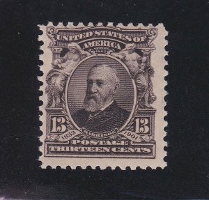 US 308 13c Harrison Mint F-VF OG NH SCV $110