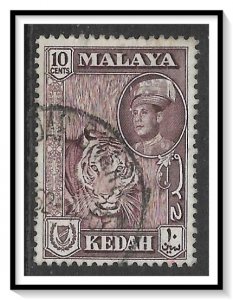 Kedah #100 (v), SG109A Sultan Abdul Halim & Tiger Used