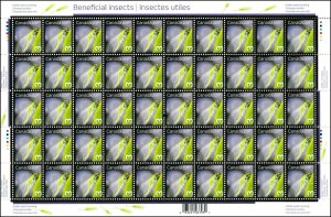 Canada 2235 Beneficial Insects Golden-eyed Lacewing 3c sheet MNH 2007