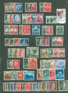 Germany #448-517/519-20  Single (Complete Set)