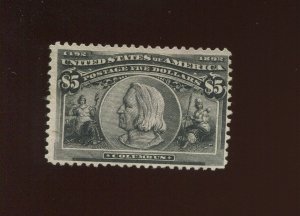 245 Columbian High Value 'Unused' Stamp  (Bx 4316) 