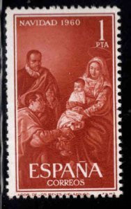 SPAIN Scott 968 MNH**  Christmas 1960 stamp