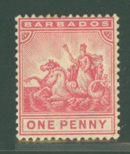 Barbados #72 Unused Single