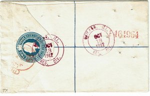 Sierra Leone 1912 Bo cancel on registry envelope to the U.S.