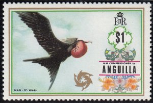 Anguilla 1972-75 MNH Sc #157 $1 Man-O-War bird