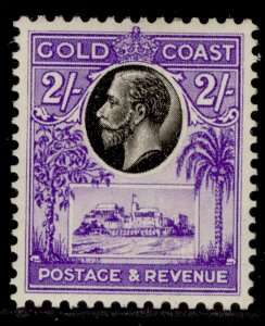 GOLD COAST GV SG111, 2s black & bright violet, M MINT. Cat £35.