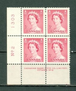 CANADA 1953 QE KARSH PORTRAIT #327 LL PL2 MNH...$1.50