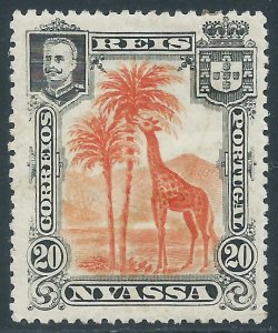 Nyassa, Sc #30, 20r MH
