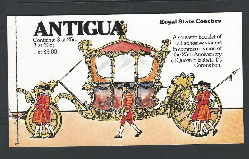 Antigua Booklet mnh  SC  514