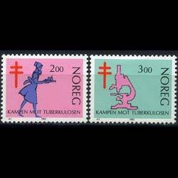 NORWAY 1982 - Scott# 802-3 Fight TB Set of 2 NH