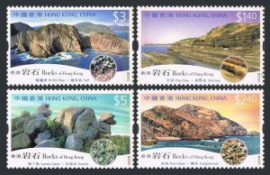 Hong Kong 994-997, 997a sheet, MNH. Rocks 2002. Views.