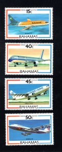 Bahamas #C5-C8   VF, Mint (NH), Post Office Fresh, CV $17.00  ......  0420467