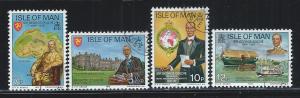 ISLE OF MAN SC# 70-73 FVF/CTO 1975