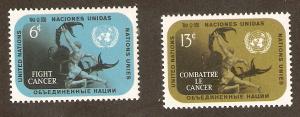 United Nations  Scott # 207-8  MNH